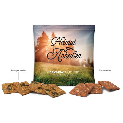 BISCUITS SALES SNACK dans un sachet personnalisable - 1