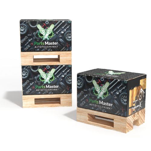 BOITE CADEAU SUR MINI PALETTE petite - 2