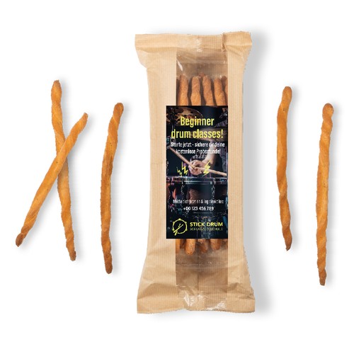 GRISSINI RUBATÀ dans un sac en papier avec étiquette - 2