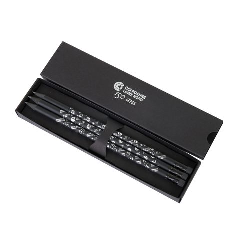 ETUI-FOURREAU BLACK 3 CRAYONS - 3