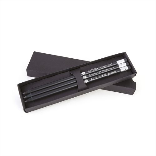 ETUI-FOURREAU BLACK 3 CRAYONS - 10