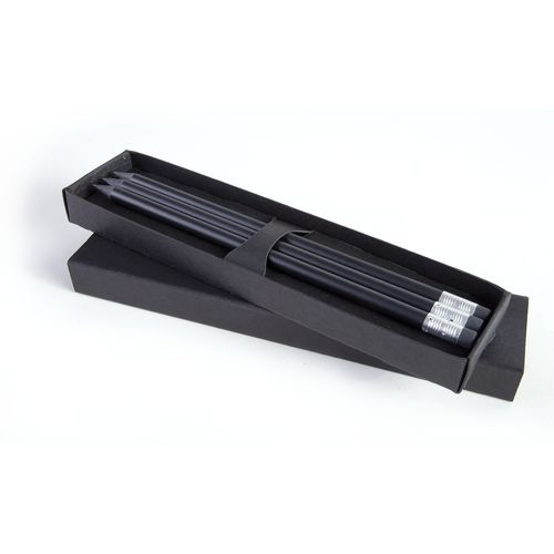 ETUI-FOURREAU BLACK 3 CRAYONS - 12