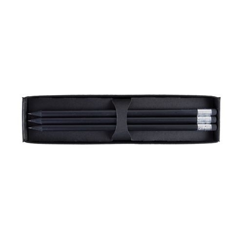 ETUI-FOURREAU BLACK 3 CRAYONS - 15