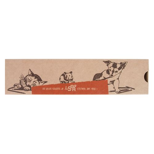 ETUI-FOURREAU KRAFT 1 CRAYON - 14
