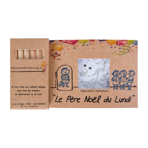 KIT COLORIAGE 6 CRAYONS 8,7 - 16