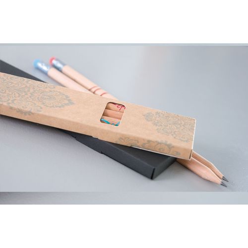ETUI CARTON KRAFT 4 CRAYONS - 13