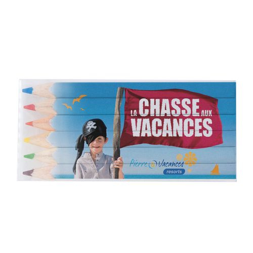 SET QUADRI 6 COUL 8,7 cm - 12