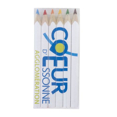 SET QUADRI 6 COUL 8,7 cm - 10