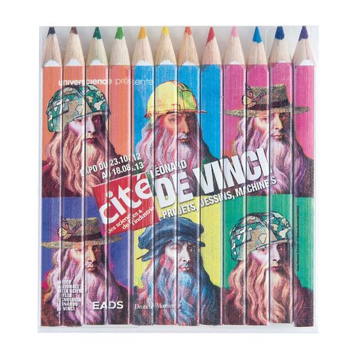SET QUADRI 12 COUL 8,7 cm - 12