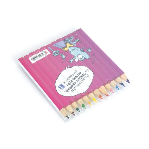 SET QUADRI 12 COUL 8,7 cm - 4