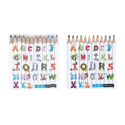 SET QUADRI 12 COUL 8,7 cm - 6