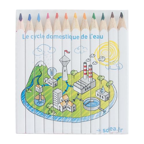 SET QUADRI 12 COUL 8,7 cm - 10