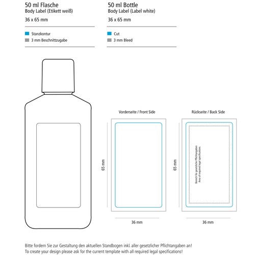 Shower Gel Ginger-Lime, 50 ml, Body Label Shower Gel Ginger-Lime, 50 ml, Body Label