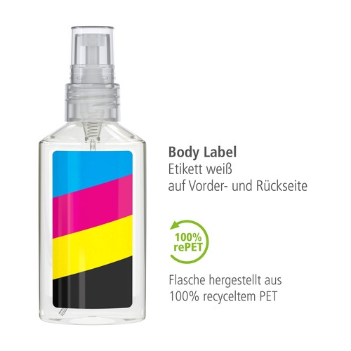 Spray Disinfectant for Hands, 50 ml, Body Label Spray Disinfectant for Hands, 50 ml, Body Label