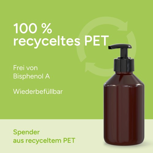 Flüssigseife Rosmarin-Ingwer, 250 ml, Body Label (R-PET)