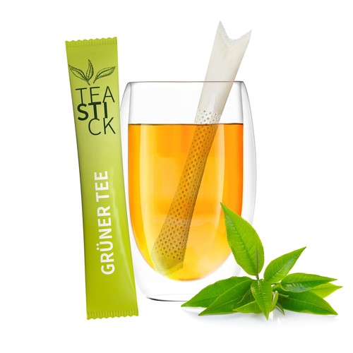 TeaStick - Groene thee gember-citroen - Design Individuel