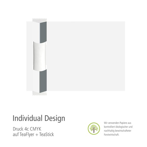 TeaFlyer XL inclusif 1 TeaStick  (design individuel) thumbnail 4