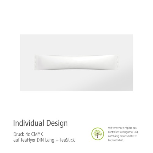 TeaFlyer DIN Long inclusif 1 TeaStick "Design Individuel" thumbnail 4