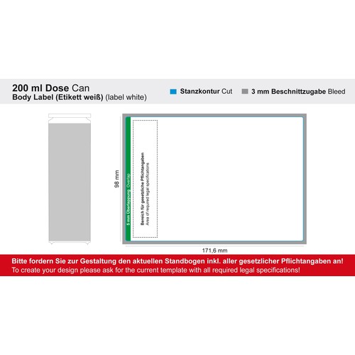200 ml de jus d'Orange, cannette - Body Label thumbnail 9