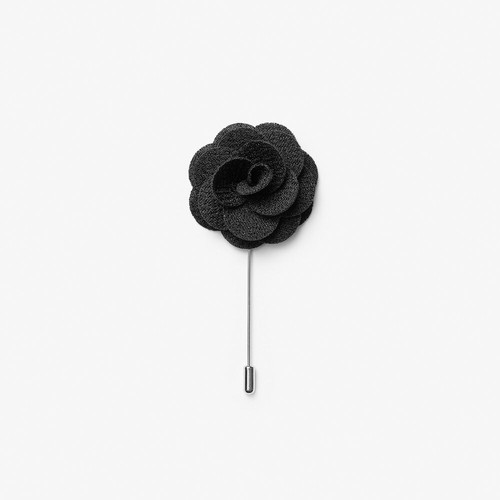Giftbox Solid Hankie & Lapel Pin