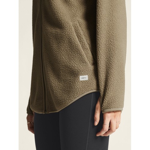 Join Pile Fleece FZ Hood W