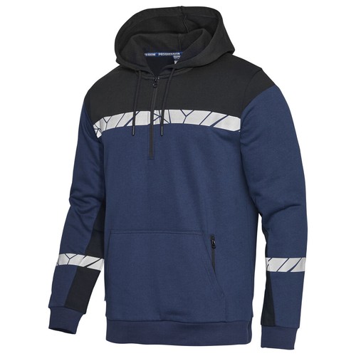 7104 SUDADERA CON CAPUCHA 1/2 ZIP 7104 SUDADERA CON CAPUCHA 1/2 ZIP 9910-VIS