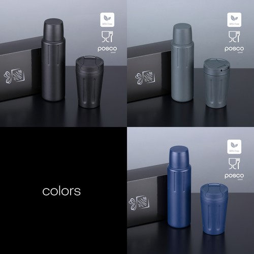 SCANDIC SET: COFFEE MUG AND THERMOS SCANDIC SET: COFFEE MUG AND THERMOS