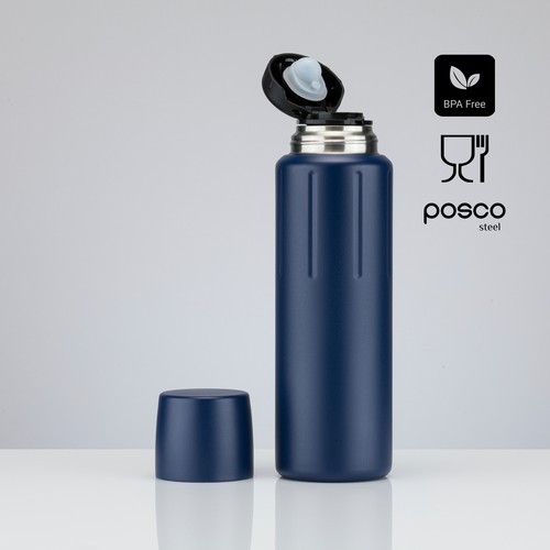 SCANDIC STAINLESS VACUUM FLASK, 750ML