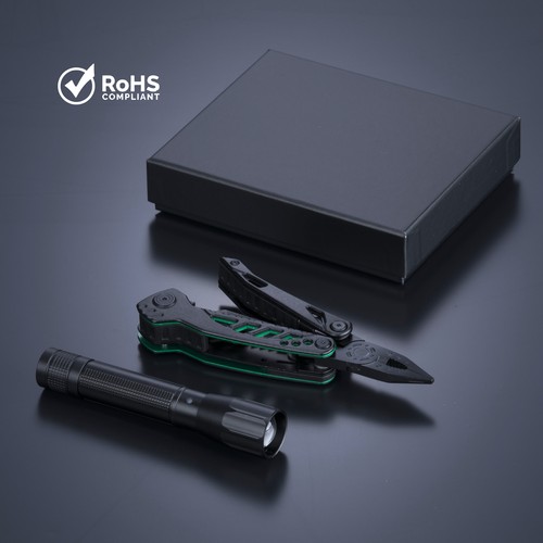 OPTIMA SET I: MULTIHERRAMIENTA Y LINTERNA MEDIANA