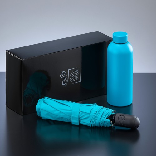 ACTIVE SET: THERMAL WATER BOTTLE AND AUTOMATIC UMBRELLA