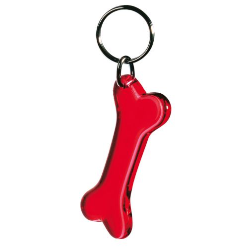 Bone Keychain recycled - stamped or standard ring