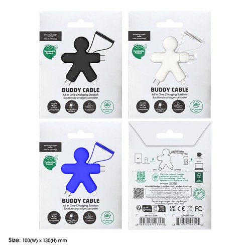 Buddy Cable Blanc - 6