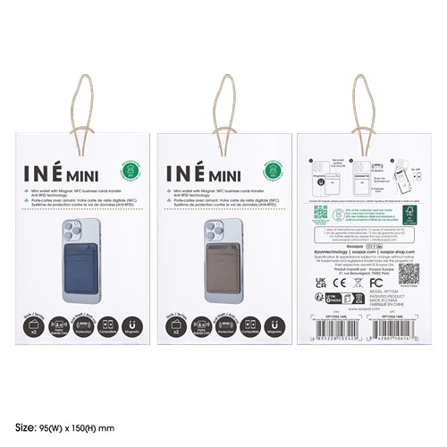 INE Mini Wallet bleu thumbnail 6