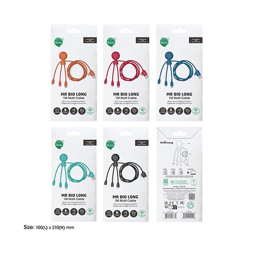 Mr Bio Long Plastique Recyclé Rouge thumbnail 6