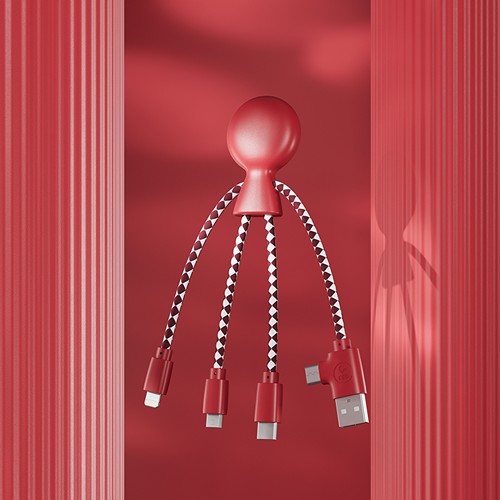 Mr Bio Plastique Recyclé Rouge thumbnail 4