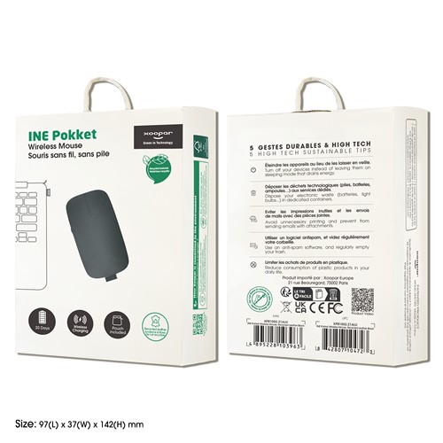 Ine Pokket Recycled Leather Allura noir - 6