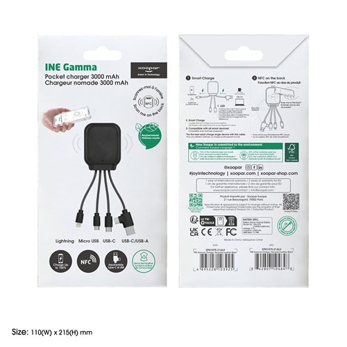 Ine Gamma Recycled Leather Allura noir - 6