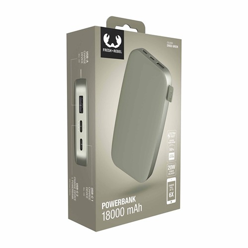Fresh 'n Rebel Powerbank 18000 mAh USB-C - Dreamy Lilac