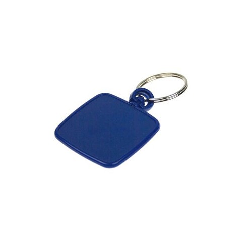 Key Ring Square - Bleu