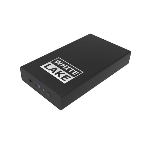 White Lake Ultra External HDD (Noir, Disque dur 3 To 3,5 pouces, Impression maximale)