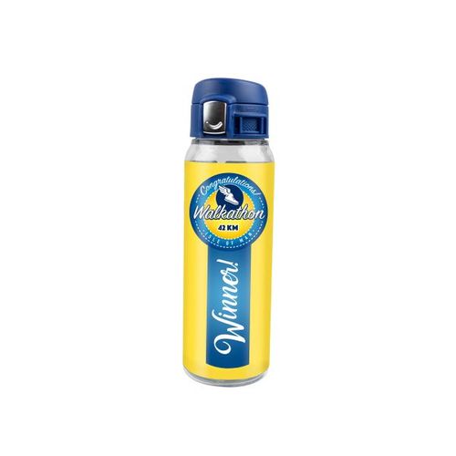 H2O Bottle Sport (Noir, 500 ml, Impression maximale)