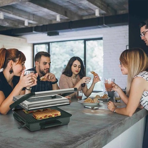 Tefal Inicio Grill Adjust - Argent