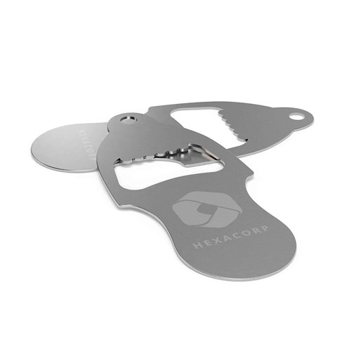 Shopping Coin Opener - Argent