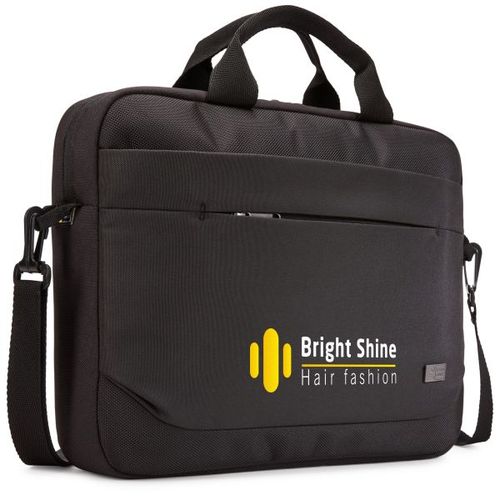 Case Logic Advantage Laptop Attache (Noir 15,6 pouces, Impression thermique 15,6 pouces)