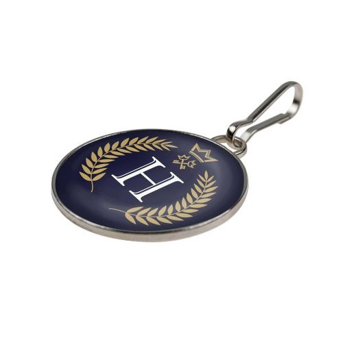 Zipper Puller (Rectangulaire 18 x 13 mm, Doming en couleur, rectangulaire, 18 x 13 mm)