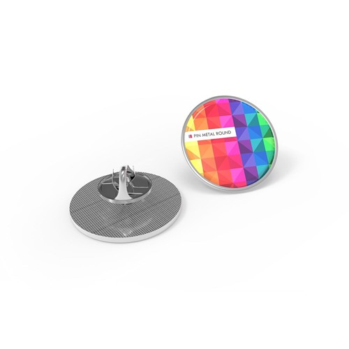 Pin Metal - Ovale