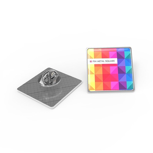 Pin Metal - Ovale