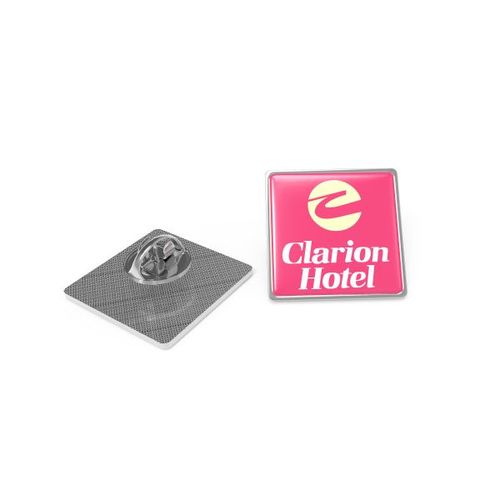 Pin Metal (Ovale, Doming ovale en couleur, Pas d'incrustation en couleur)