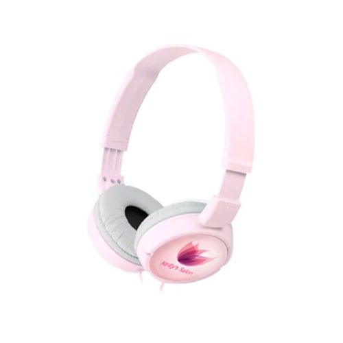 Sony On-Ear Headphone MDR-ZX110 (Noir, Doming en couleur à droite)
