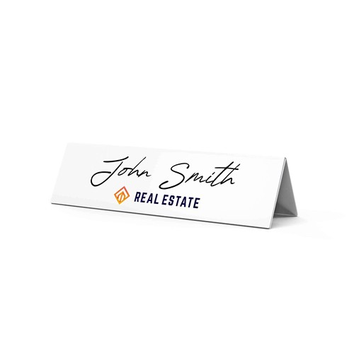 Table Name Plate - Tableau Noir